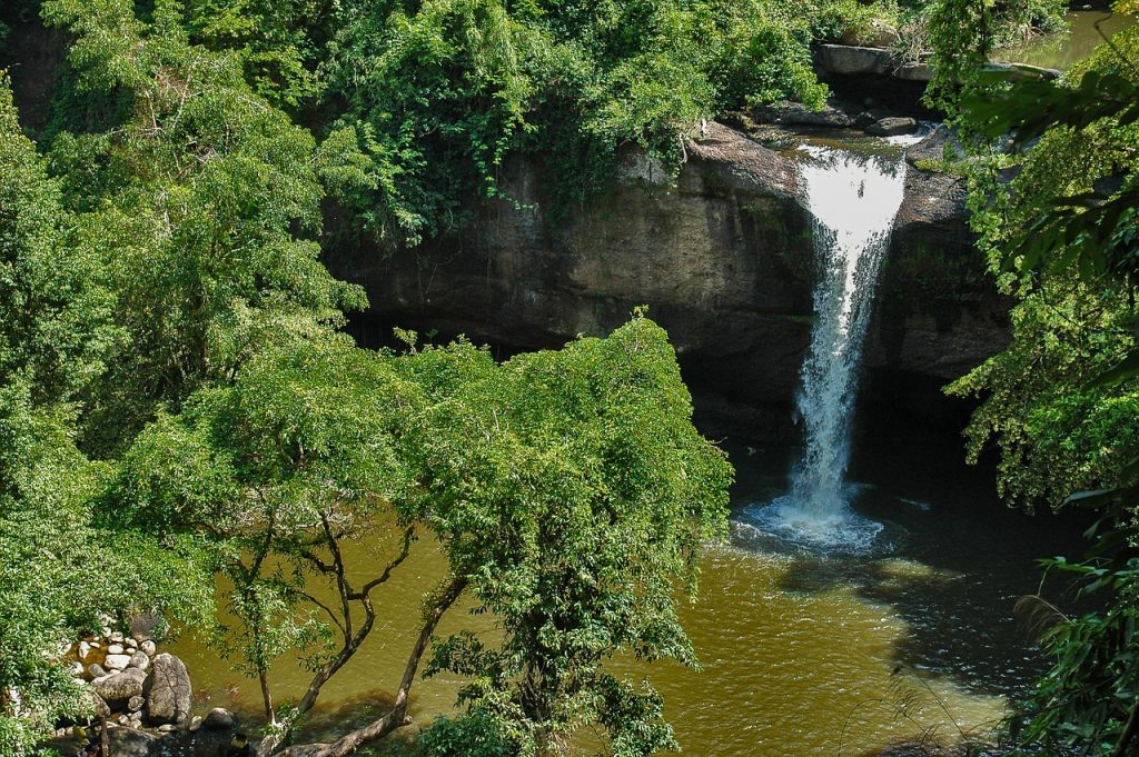 Haew Narok waterfall in Khao Yai