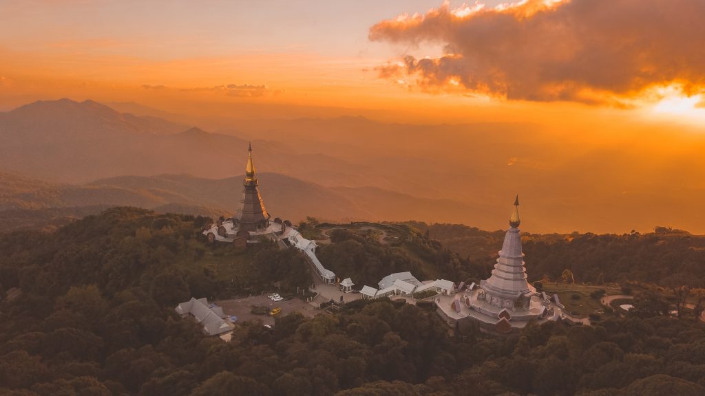 King and Queen pagodas at Doi Inthanon - Thailand Travel Guide