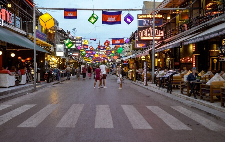 Pub Street in Siem Reap