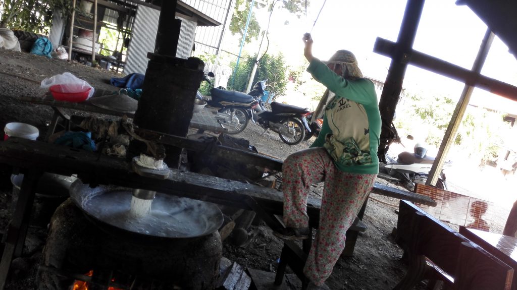 Rural village life in Kratie, Cambodia