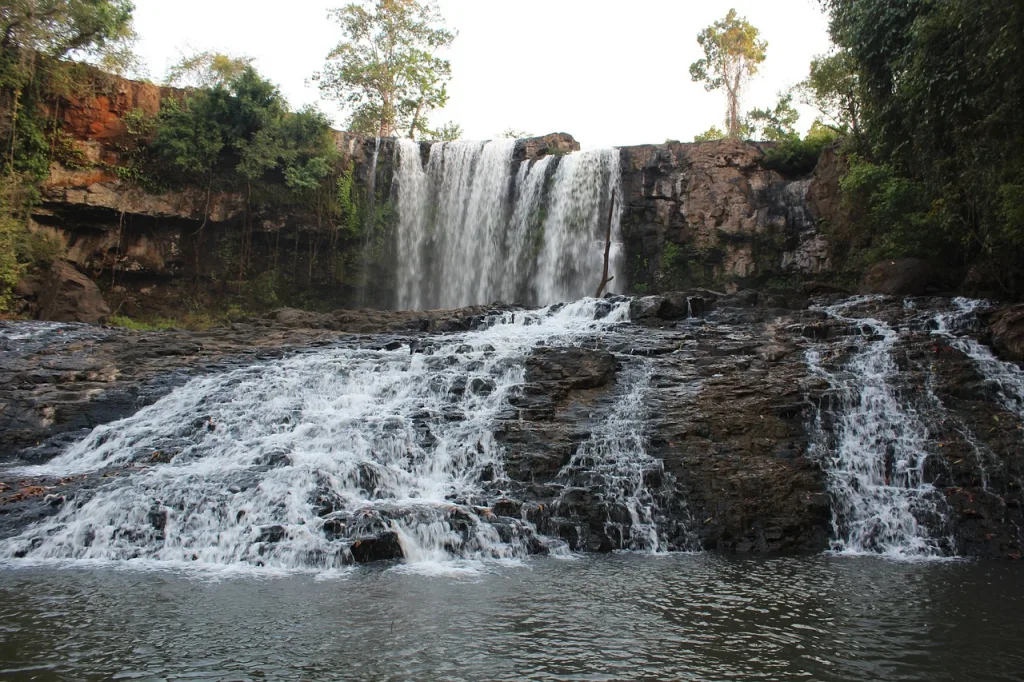Bou sra waterfall in Mondulkiri