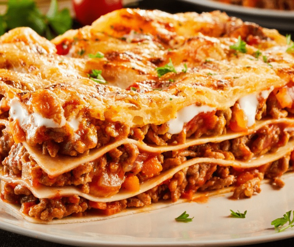 Fresh Lasagna at Route 76 restaurant in Mondulkiri
