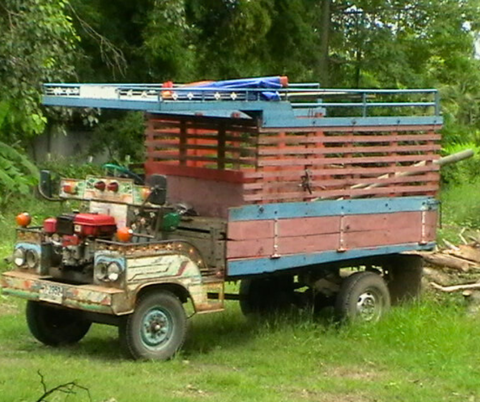 Old fashioned truck in Phimai, Thailand